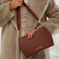 CYRA SHOULDER BAG - BROWN