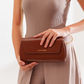 NEMY CLUTCH SLING BAG - BROWN