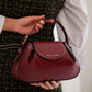 OLINA TOP HANDLE BAG - MAROON