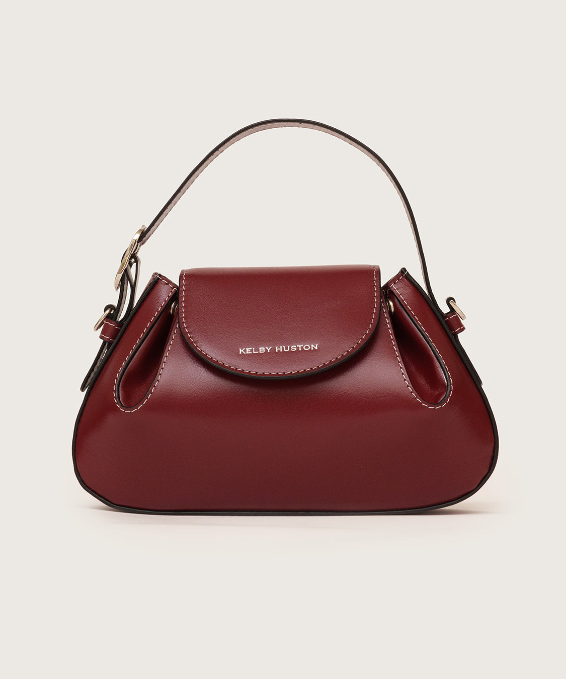 OLINA TOP HANDLE BAG - MAROON