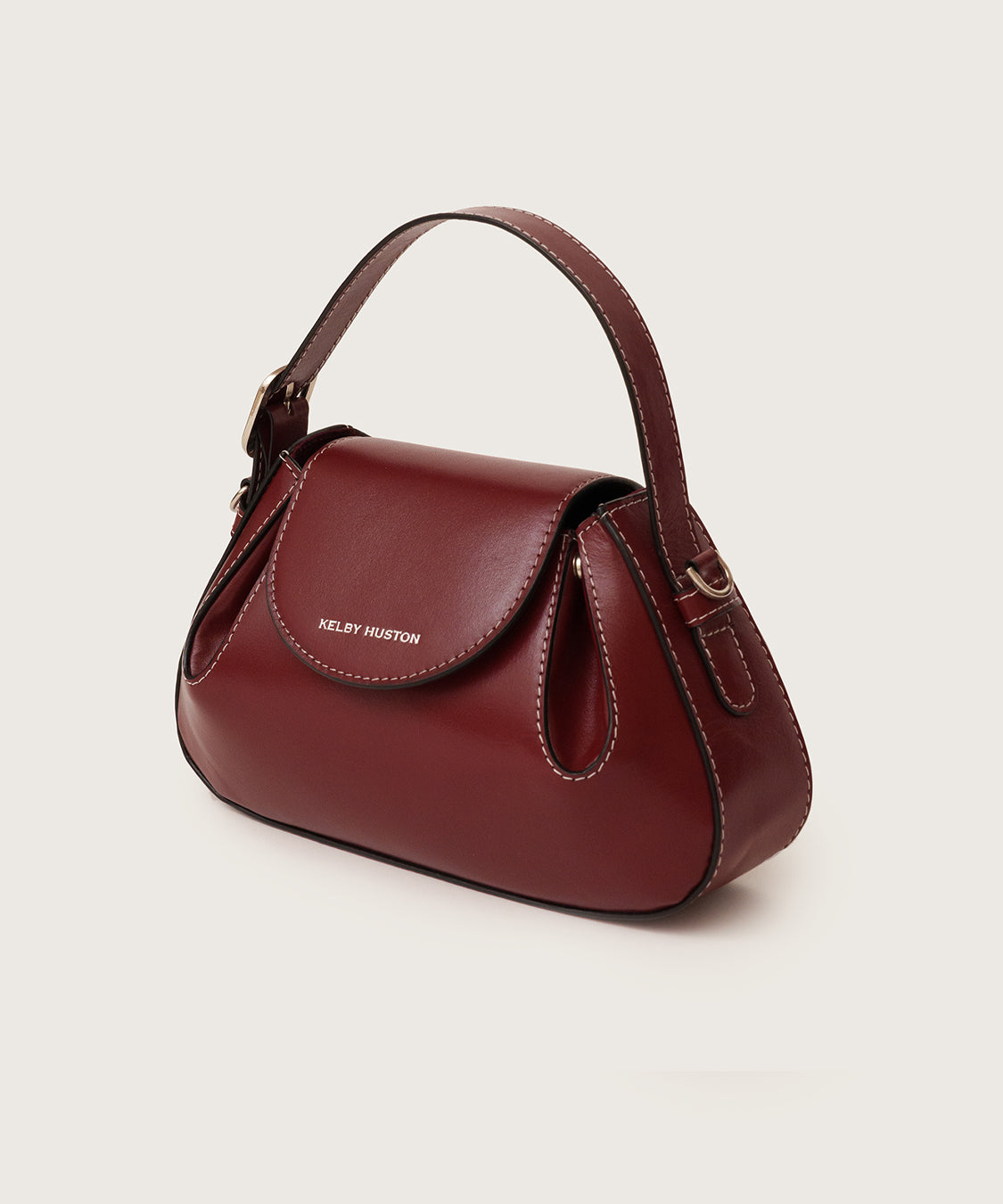 OLINA TOP HANDLE BAG - MAROON