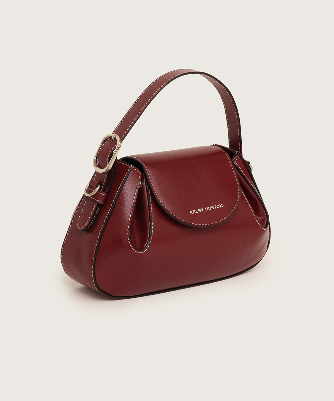 OLINA TOP HANDLE BAG - MAROON