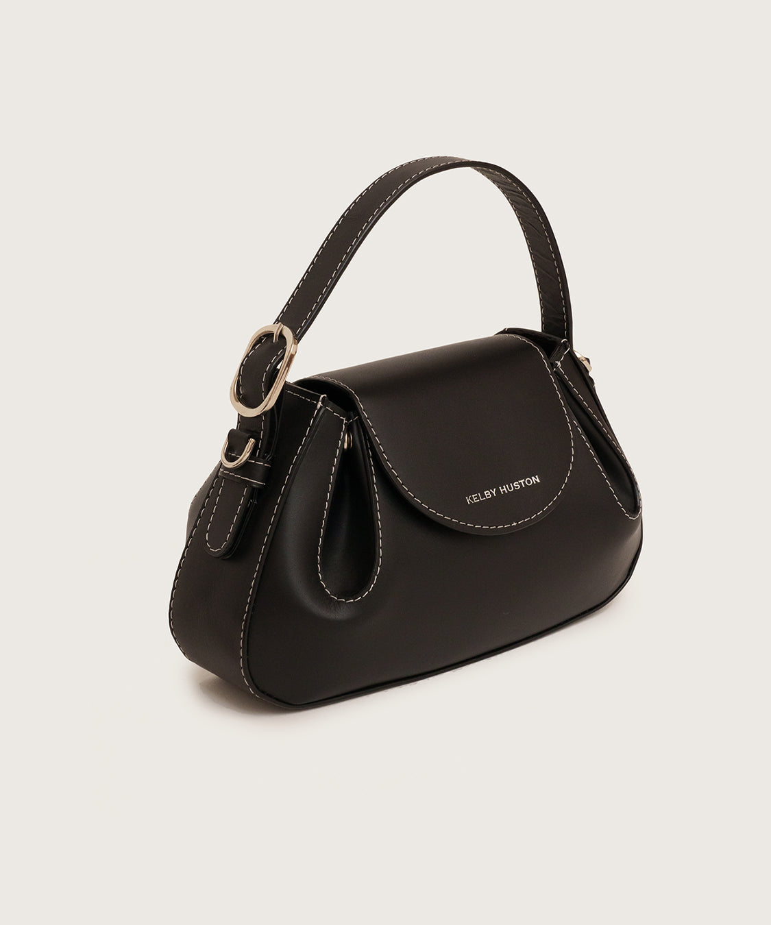 OLINA TOP HANDLE BAG - BLACK