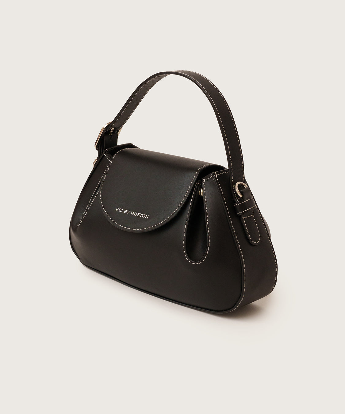 OLINA TOP HANDLE BAG - BLACK