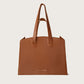 Terra Structured Tote - Tan