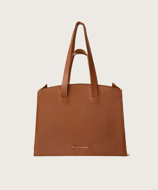 Terra Structured Tote - Tan