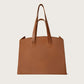 Terra Structured Tote - Tan