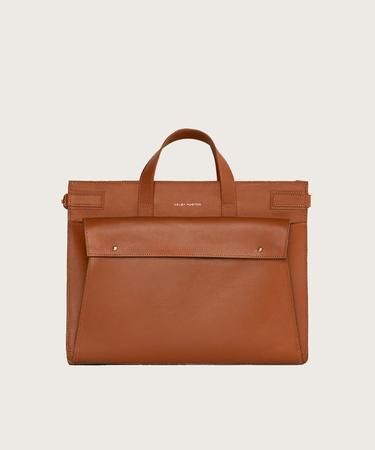 EDEN LAPTOP BAG - Tan