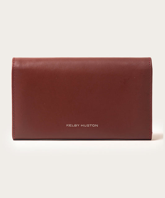 CAROLENA CLUTCH - Burgundy