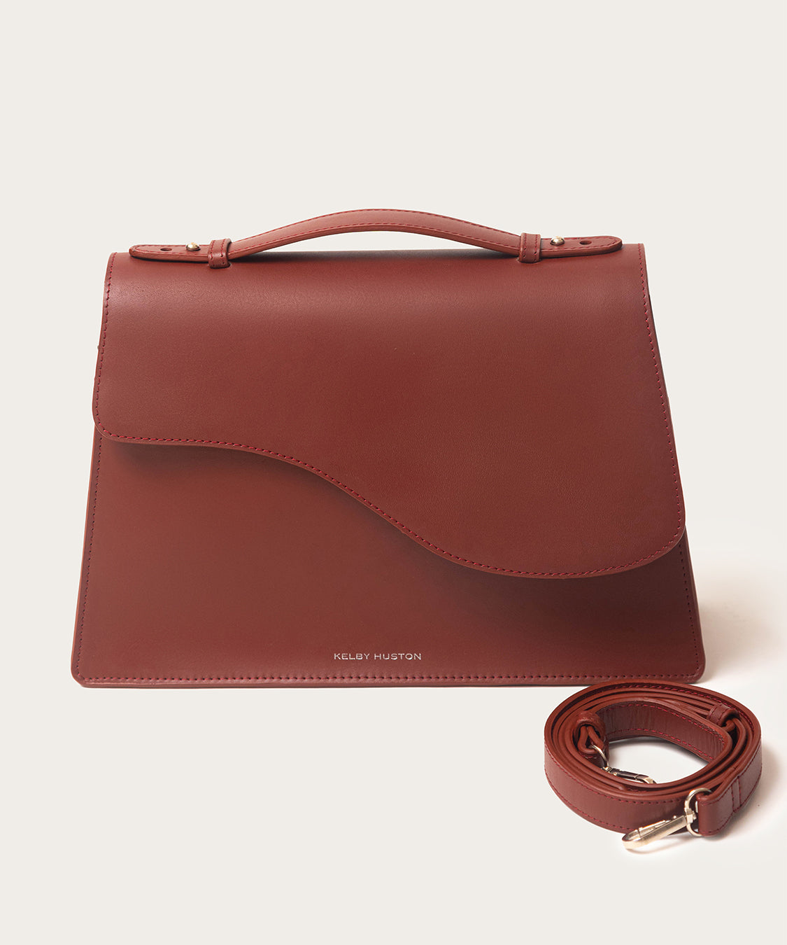 ZOE HANDBAG - Burgundy