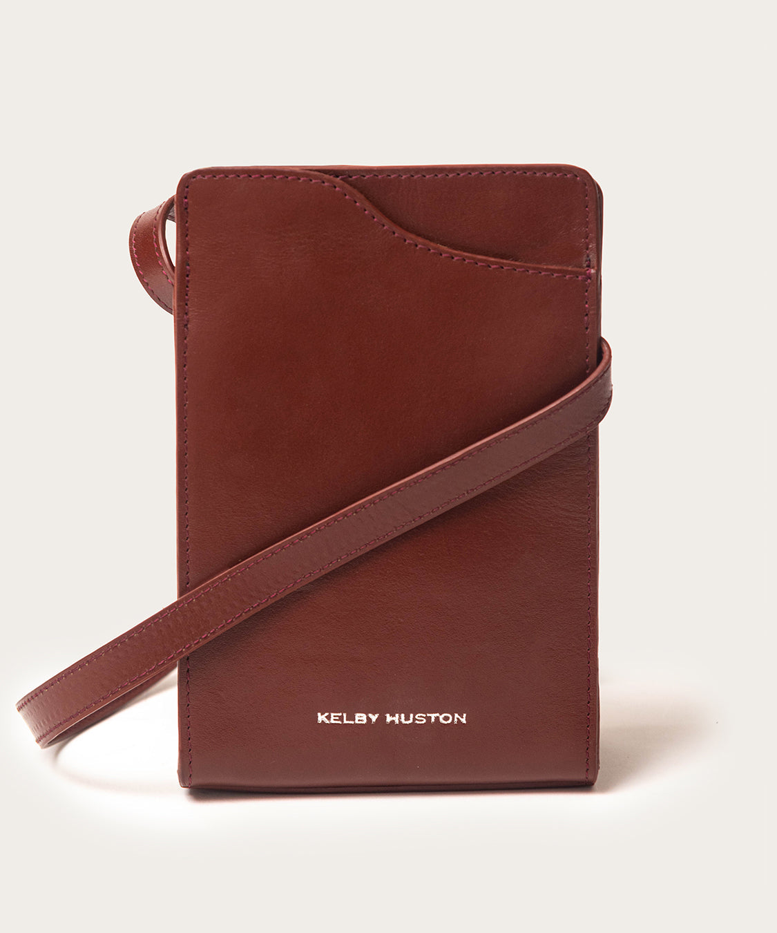 ADEL PHONE SLING - Burgundy