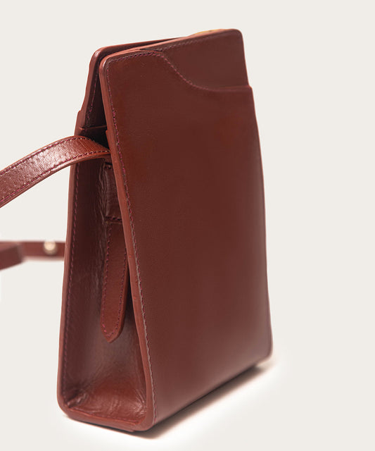 ADEL PHONE SLING - Burgundy